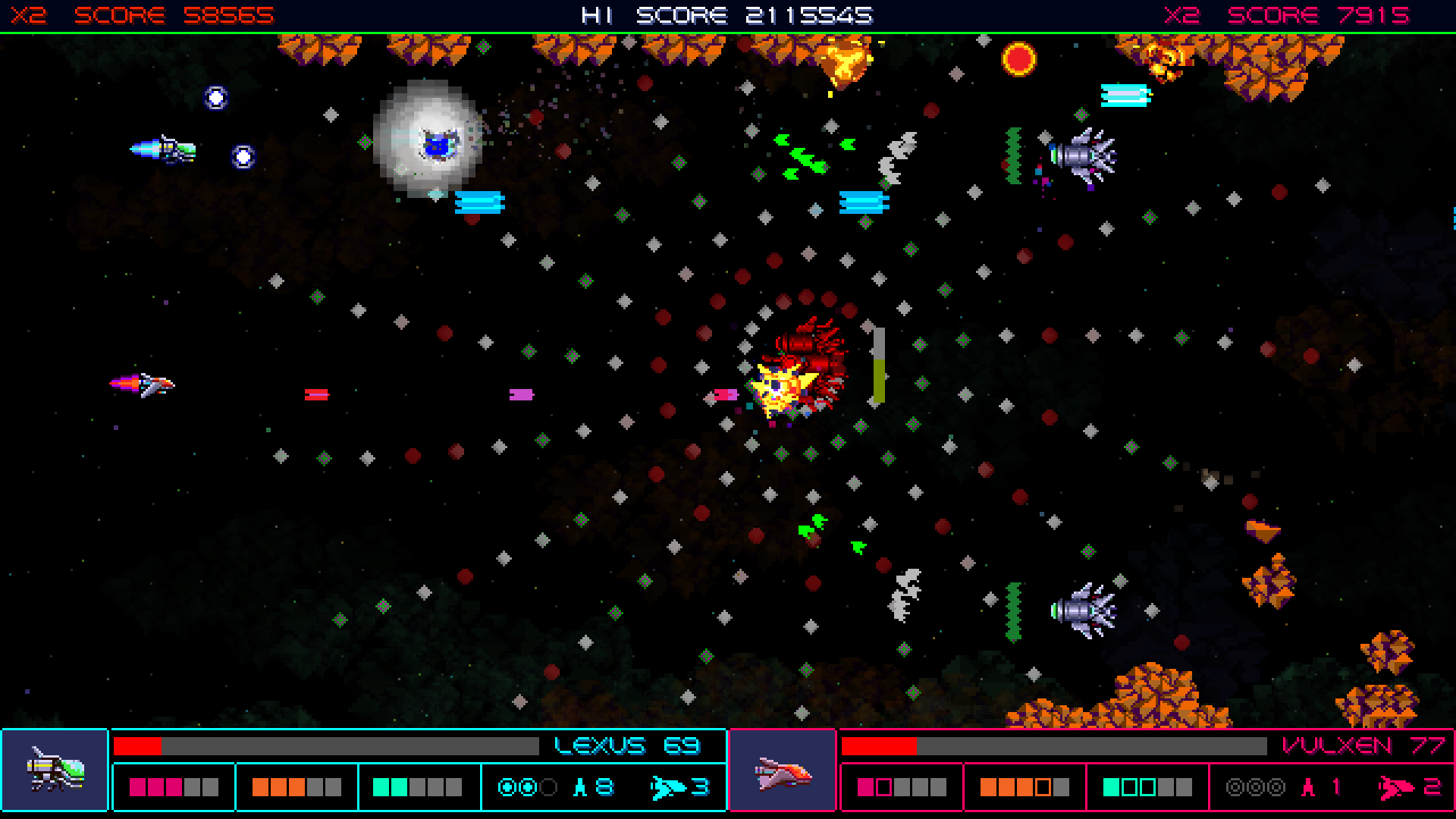 Galactic Wars EX gameplay screenshot 1