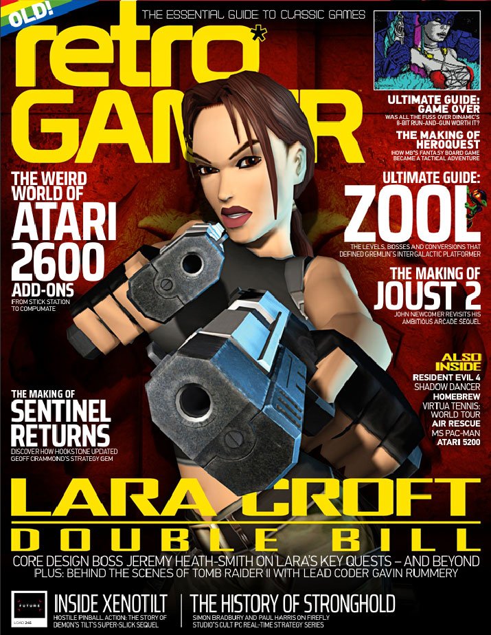 Cover of the Retro Gamer UK issue with the Revenge of Trasmoz review